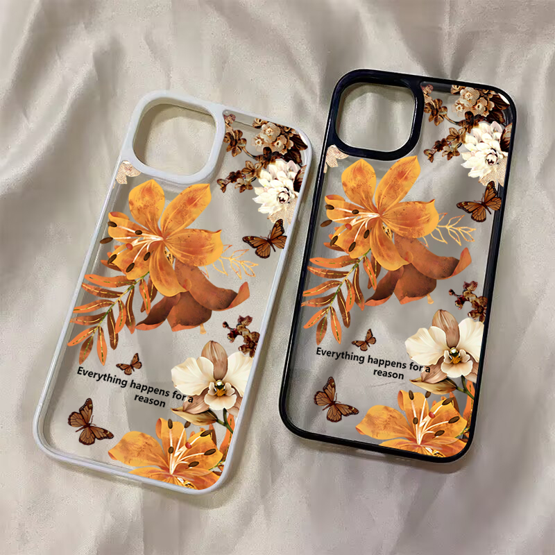 Samsung Galaxy A55 - Autumn Floral Butterfly Case for Samsung