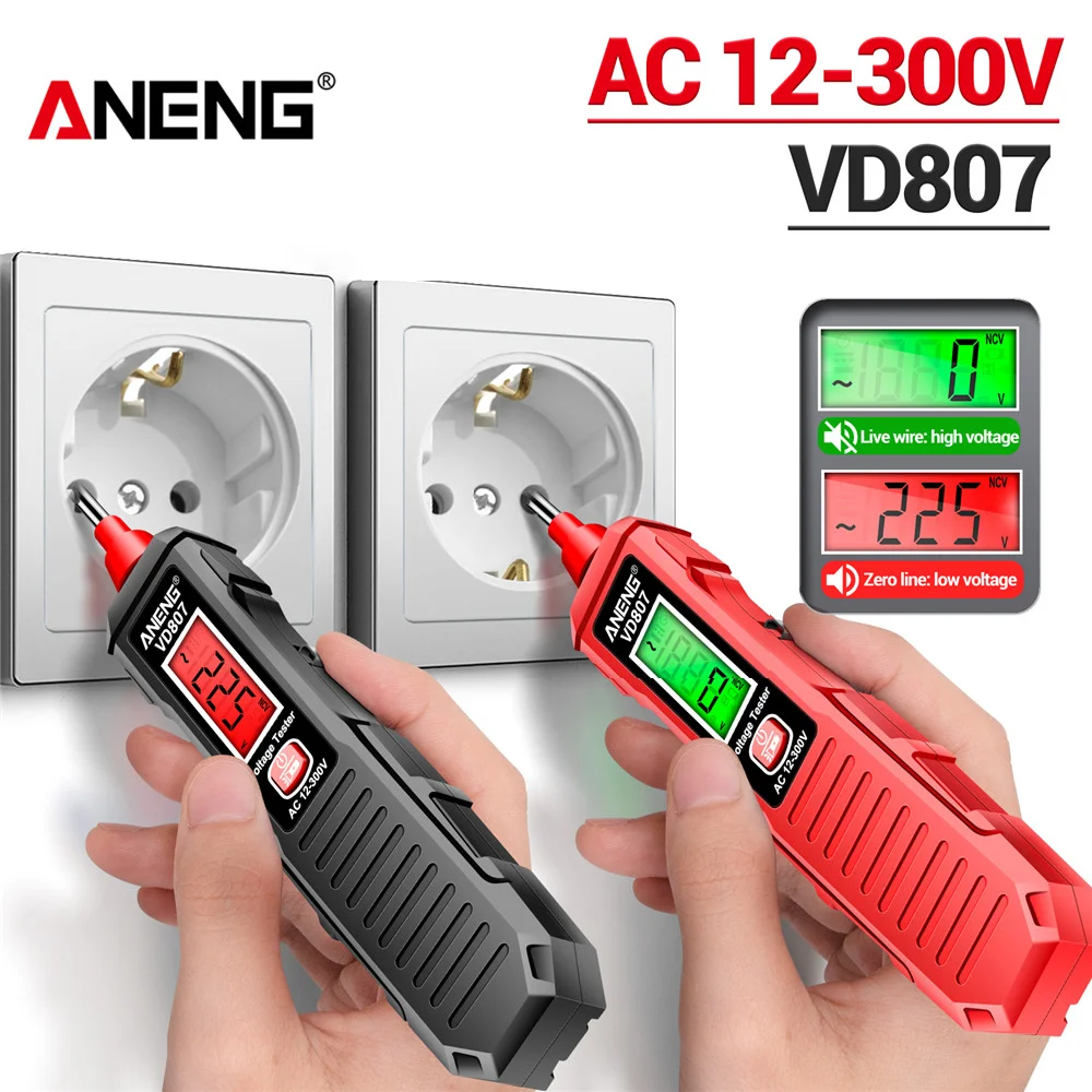 Electronics Quiz - ANENG VD807 One-word Induction Portable 50/60Hz