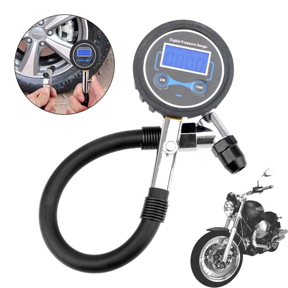 Electronics Quiz - 0-200Psi Tire Pressure Gauge Motorcycle Tyre