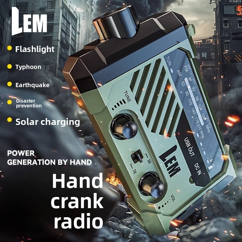 Survival Radio-Emergency Hand  - Solar Powered Charger recension och pris
