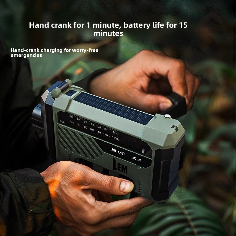 Survival Radio-Emergency Hand  - Solar Powered Charger recension och pris