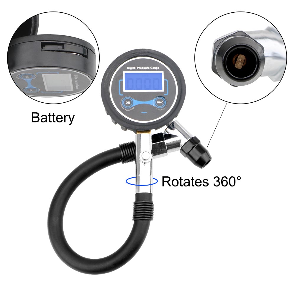 0-200Psi Tire Pressure Gauge M - Electronics Quiz recension och pris