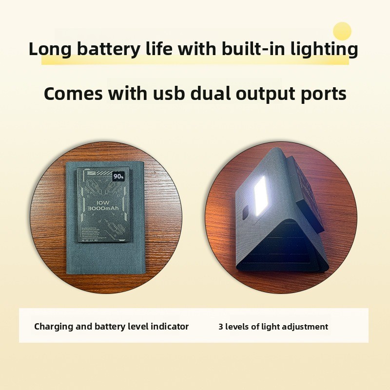 Foldable Solar Panel Charger P - Solar Powered Charger recension och pris