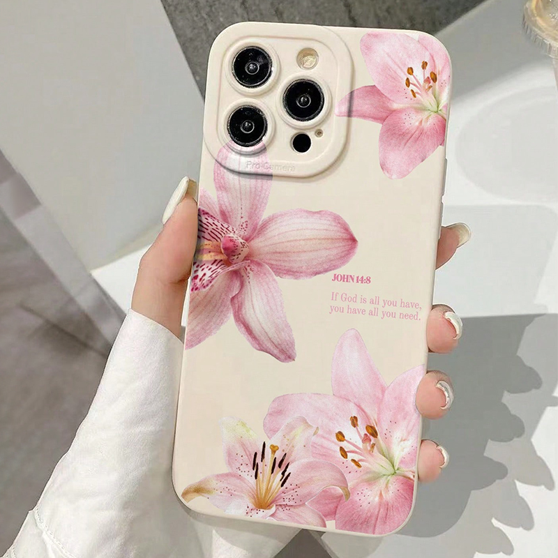 Blue Floral Painted Silicone C - Samsung Galaxy A55 recension och pris