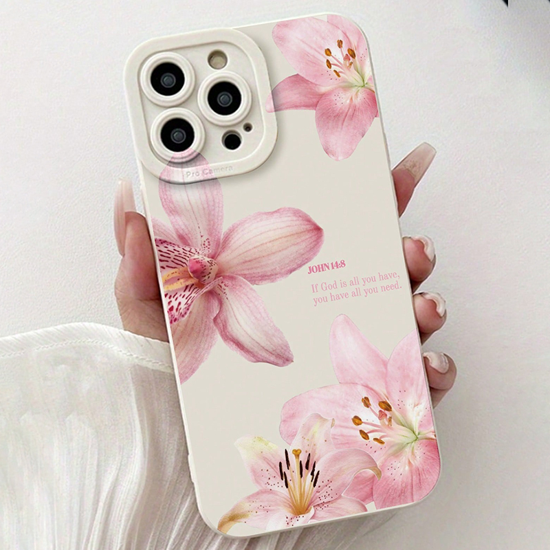 Blue Floral Painted Silicone C - Samsung Galaxy A55 recension och pris