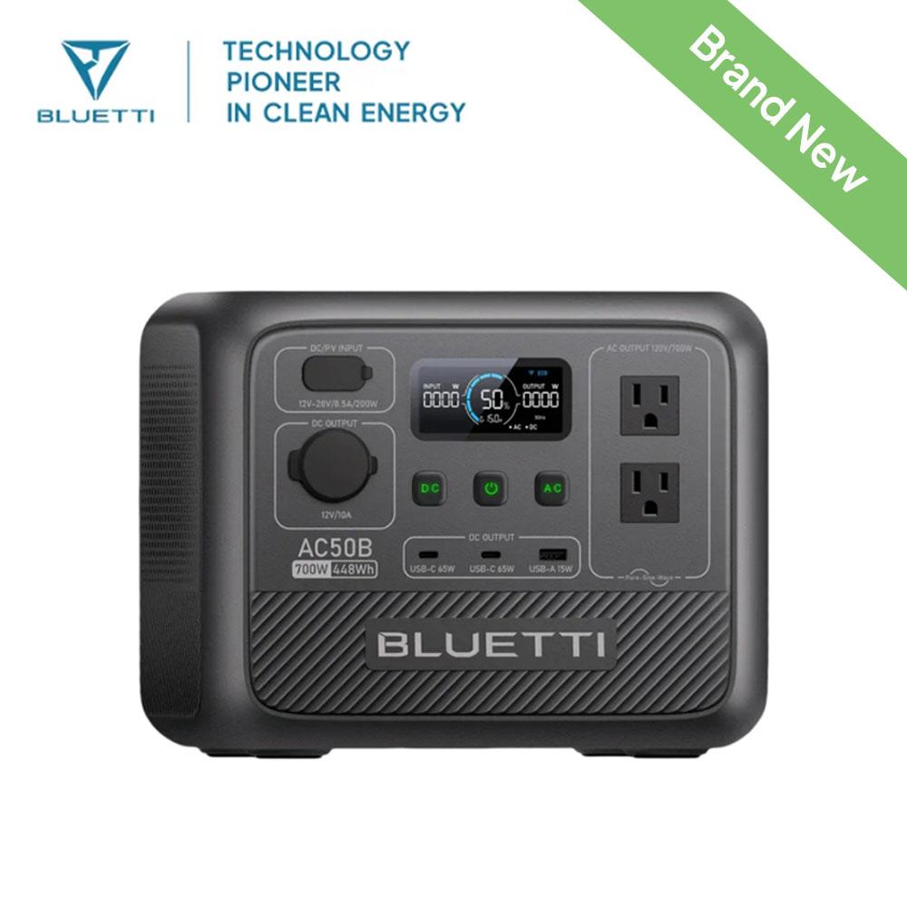 BLUETTI AC50B Portable Power S - Solar Powered Charger recension och pris