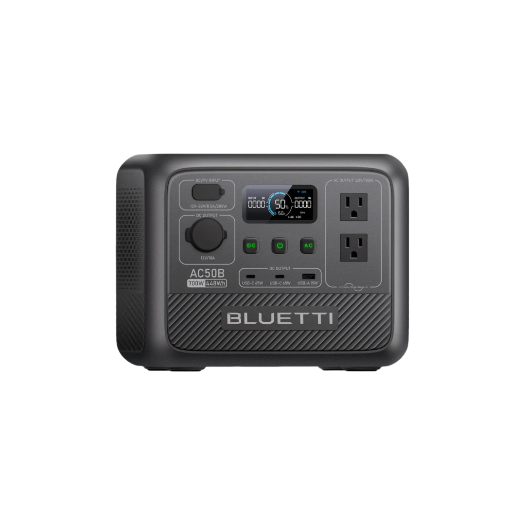 BLUETTI AC50B Portable Power S - Solar Powered Charger recension och pris