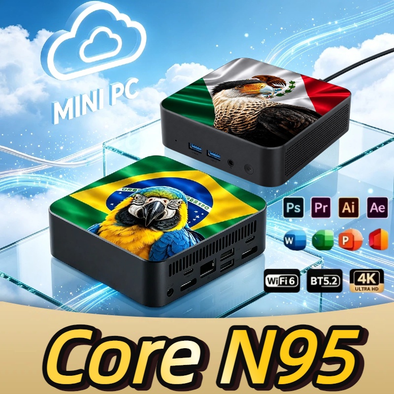 New 2026 Mexico Brazil Flag Hi - Mini Pc Windows recension och pris