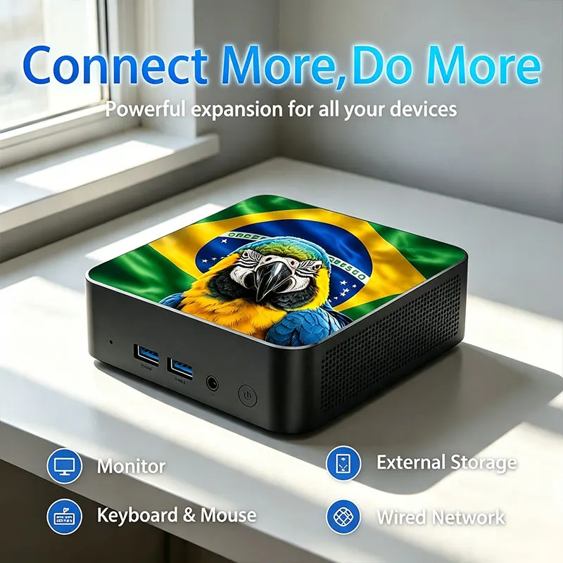 2026 Mexico & Brazil Flag Them - Mini Pc Windows recension och pris