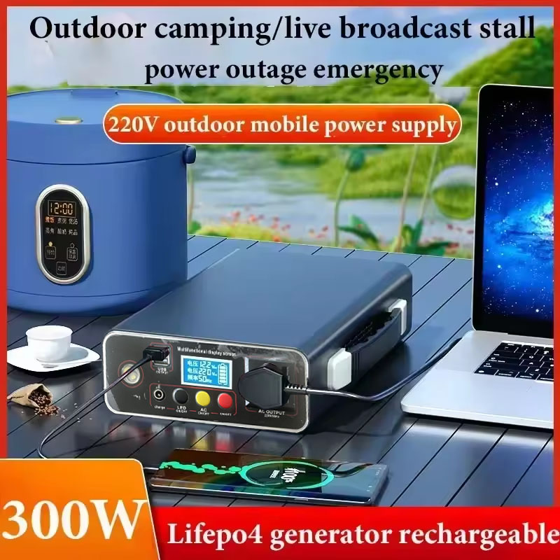 Portable Power Plant 300W 220V - Solar Powered Charger recension och pris
