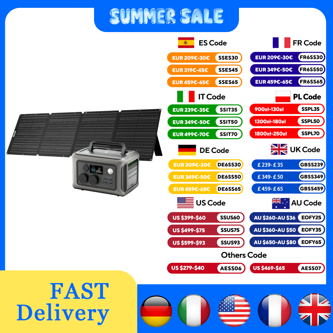 ALLPOWERS R600 Power station 2 - Solar Powered Charger recension och pris