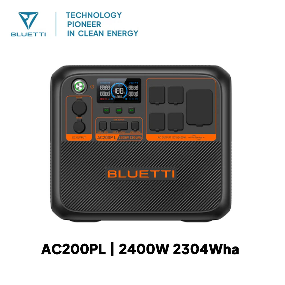 BLUETTI AC200PL Portable Power - Solar Powered Charger recension och pris