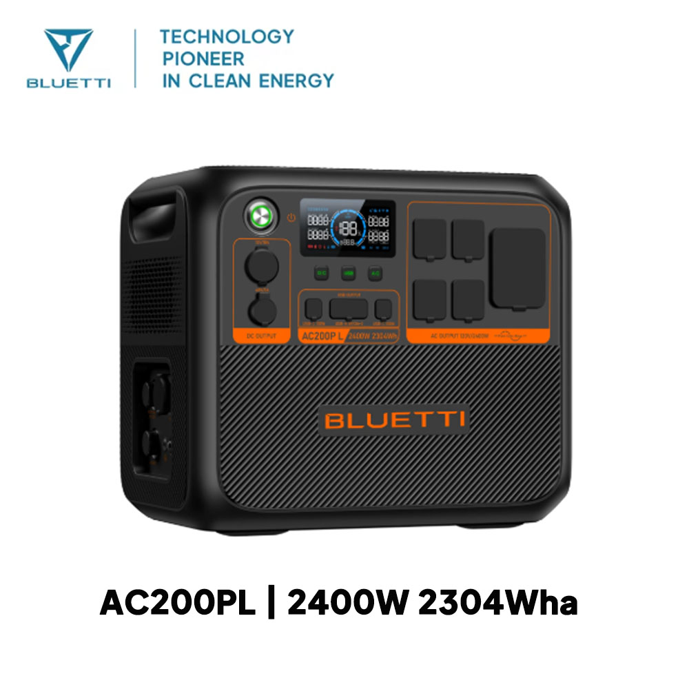 BLUETTI AC200PL Portable Power - Solar Powered Charger recension och pris