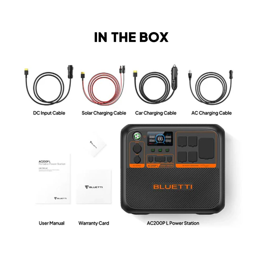 BLUETTI AC200PL Portable Power - Solar Powered Charger recension och pris